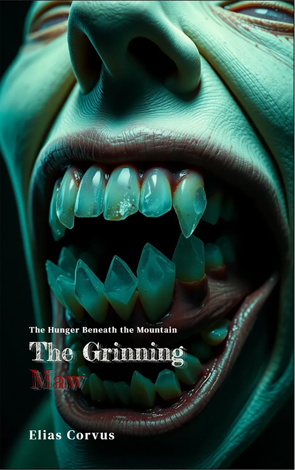 Horror book cover from Venngage showing basic design and poor prompt adherence.