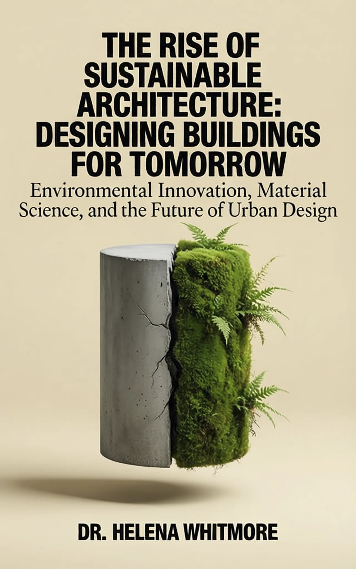 Non-fiction book cover generated by NightCafe, showing clean lines and professional image quality.