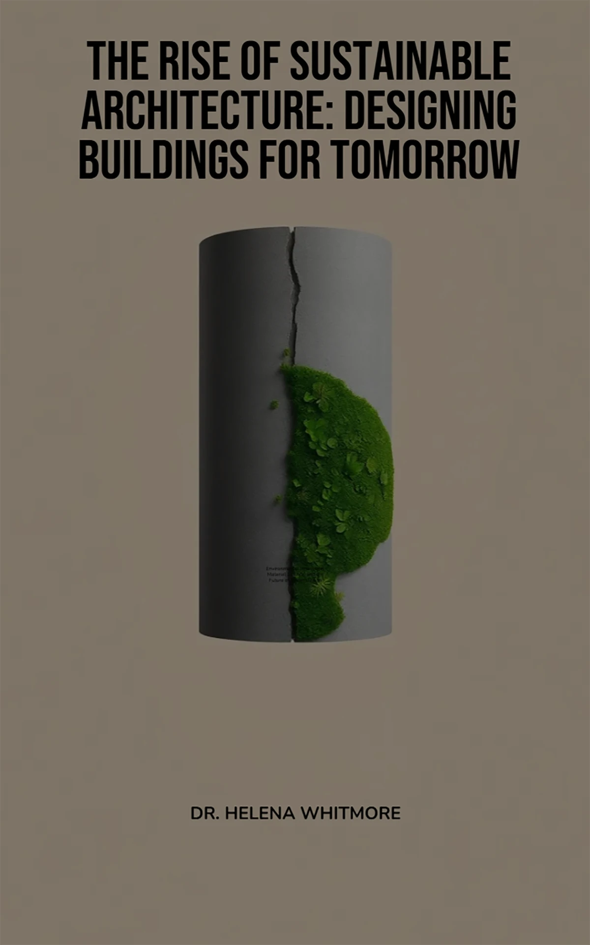 Non-fiction book cover from Venngage demonstrating a very basic template-like appearance.