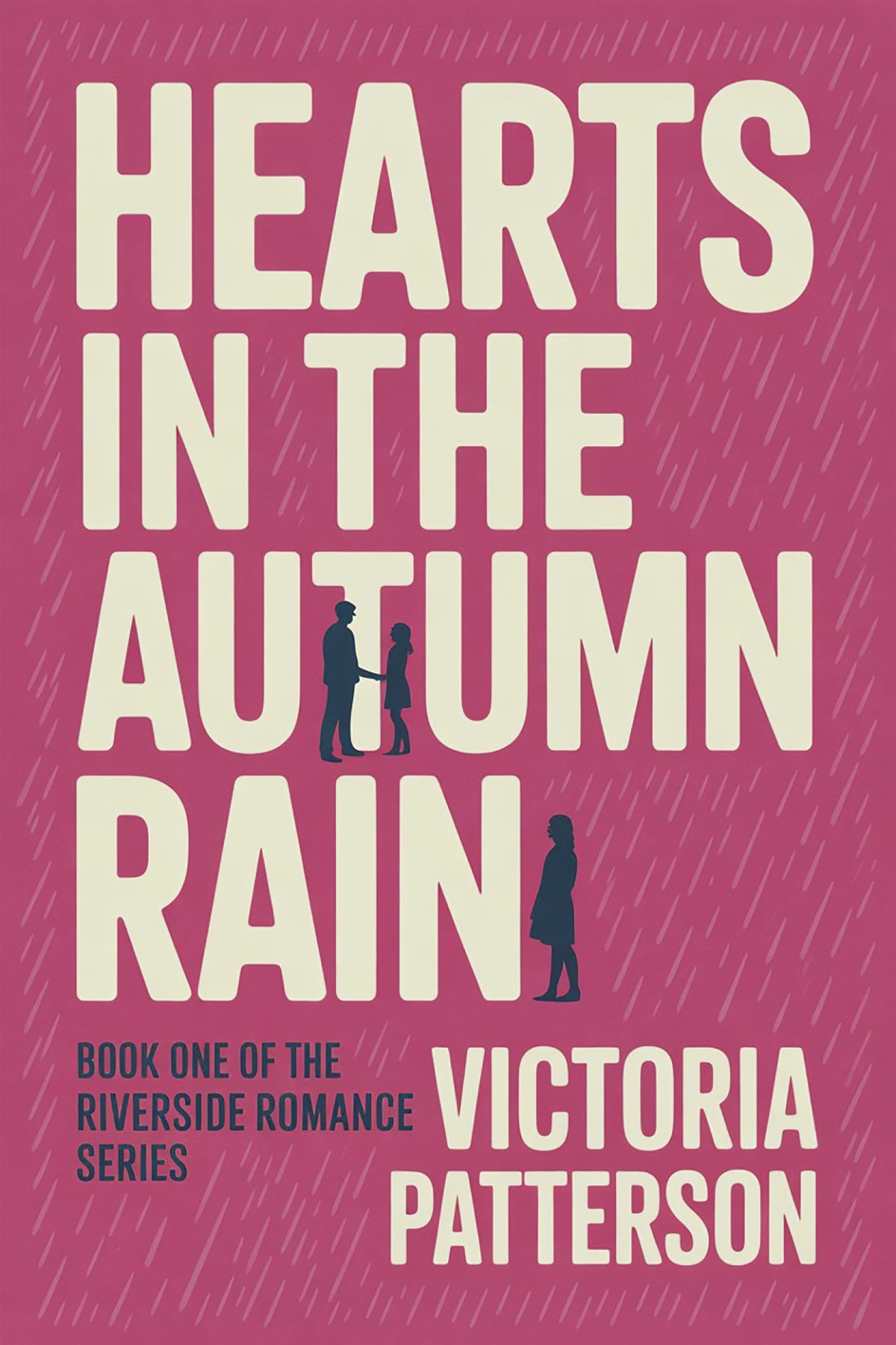 Romance book cover from Ideogram with clear title text but stylized character features.